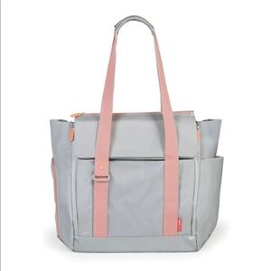 NWT Skip Hop Fit All-Access Diaper Bag - Platinum